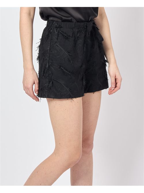 Shorts donna Silvian Heach con frange SILVIAN HEACH | GPP25334SHBLACK